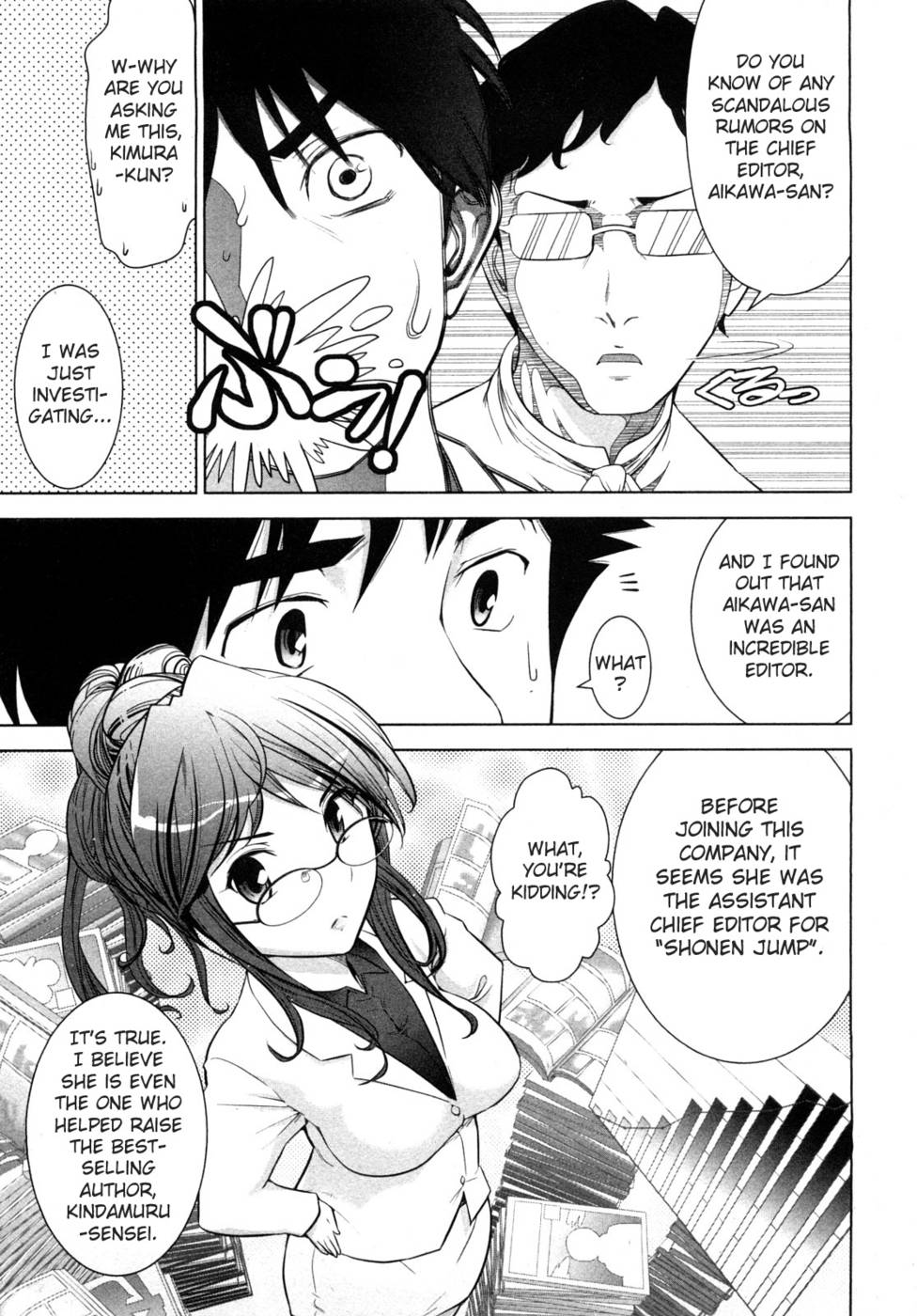 Hentai Manga Comic-Monthly 'Aikawa' The Chief Editor-Chap2-3